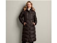      Eddie Bauer Womens Down Essential Duffle Parka Jacket 550FP Cocoa Brown. .  XL.,  -  